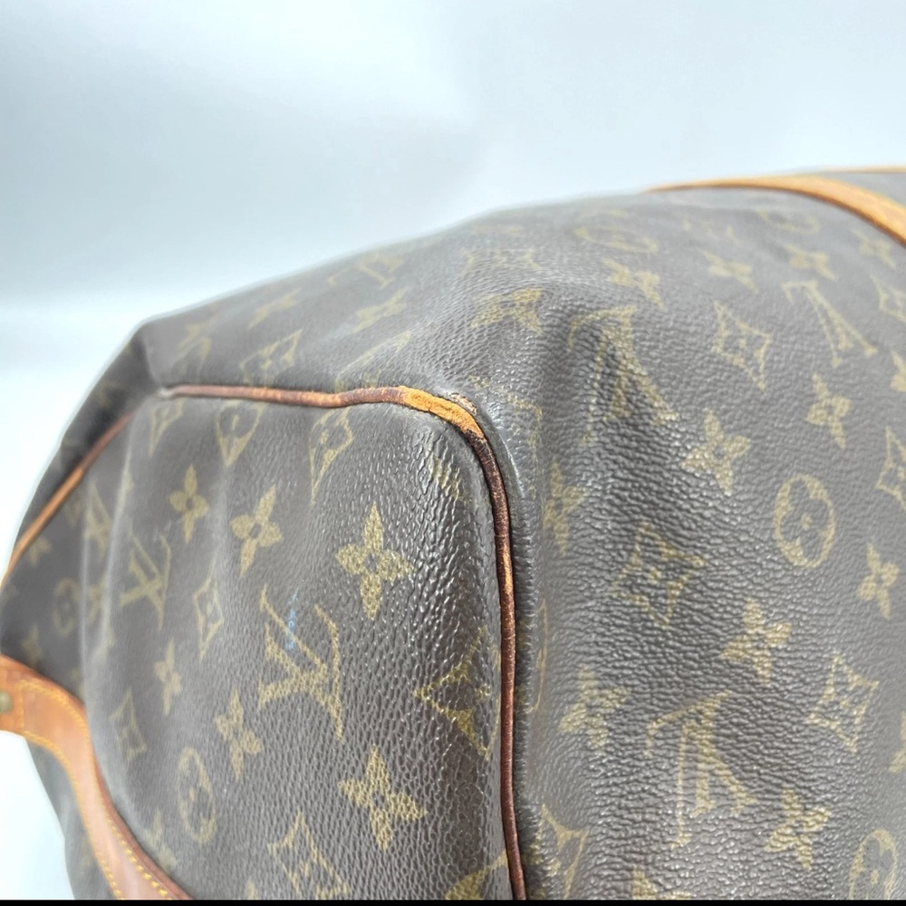 Louis Vuitton Monogram Canvas Duffel Bag with Tan Accents - Picture 9 of 16